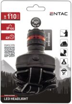 Entac Φακός Κεφαλής Zoom 1W Πλαστικό