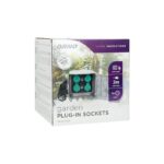 Redpoint 13185 ΠΟΛΥΠΡΙΖΟ ΚΗΠΟΥ "ΠΕΤΡΑ" ΜΕ ΠΟΡΤΑΚΙ 4 ΣΟΥΚΟ + 3 ΜΕΤΡΑ ΚΑΛΩΔΙΟ H07RN-F 3G1.5 IP44 ORNO - Image 2