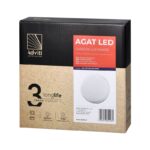 Redpoint 6112 AGAT ΦΩΤΙΣΤΙΚΟ LED ΕΞΩΤΕΡΙΚΟ ΣΤΡΟΓΓΥΛΟ Φ210/49 ΛΕΥΚΟ 15W 4000K IP54 ORNO - Image 4