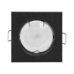 Redpoint 6177 SUTRI ΣΠΟΤ ΧΩΝΕΥΤΟ GU10 ΤΕΤΡΑΓΩΝΟ ΣΤΑΘΕΡΟ 76/76/35 Φ55 ΜΑΥΡΟ ORNO - Image 5