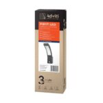 Redpoint 6109R PIRYT ΦΩΤΙΣΤΙΚΟ ΚΗΠΟΥ LED + ΑΝΙΧΝ. ΚΙΝΗΣΗΣ 188/250/66 ΓΚΡΙ 10W 4000K IP54 ORNO - Image 2