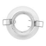 Redpoint 6176 SUTRI ΣΠΟΤ ΧΩΝΕΥΤΟ GU10 ΣΤΡΟΓΓΥΛΟ ΚΙΝΗΤΟ Φ97/24 (ΚΟΠΗ Φ77) ΛΕΥΚΟ ORNO - Image 4