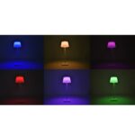 Redpoint ΛΕΥΚΟ ΠΟΡΤΑΤΙΦ ΕΠΙΤΡΑΠΕΖΙΟ ΕΠΑΝΑΦΟΡΤΙΖΟΜΕΝΟ 3.600mAh 4W RGB+3CCT  DIMMABLE (κατασκευή Κίνα) - Image 2