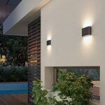 Redpoint RITA ΑΠΛΙΚΑ ΤΟΙΧΟΥ UP&DOWN LED 2x6W 3CCT IP65 175*90*50 ΑΛΟΥΜΙΝΙΟ ΜΑΥΡΗ (Made In P.R.C) - Image 2