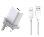 XO L99 (UK) Φορτιστής με Καλώδιο Type-C 2.4A