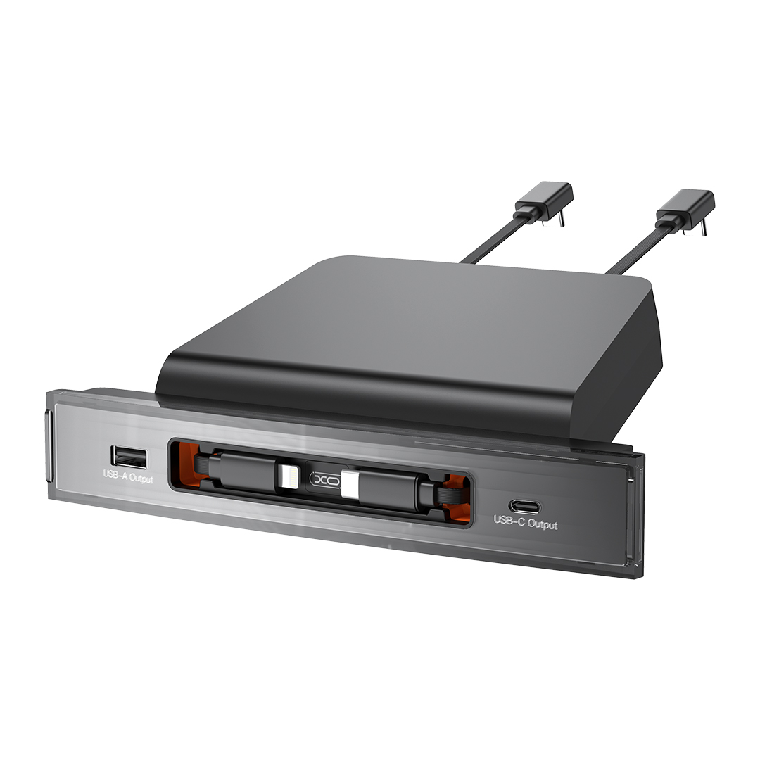 2_nb285_2_ XO NB285 Docking Station με Αναδιπλούμενα Καλώδια 4-in-1 - Image 1