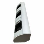 Redpoint ΑΣΗΜΙ ΠΟΛΥΠΡΙΖΟ ΓΩΝΙΑΚΟ 3 ΣΟΥΚΟ ΜΕ 0,5m ΚΑΛΩΔΙΟ 3x1,5 (ΚΑΤΑΣΚΕΥΗ ΚΙΝΑ) - Image 2