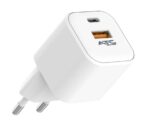 ATC-CHF15 Φορτιστής GaN Ταχείας Φόρτισης με 2 Θύρες USB-A & Type-C 20W - Image 4