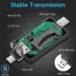 4in1 card reader Micro+2.0 A+Type C+Lightning - Image 4