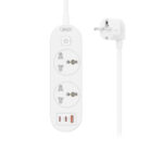 XO WL31 (EU) 30W 2AC + 1USB-A + 2USB-C με Διακόπτη