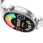 XO GT4 mini AMOLED Smart Αθλητικό Ρολόι SmartWatch Ασημί - Image 2