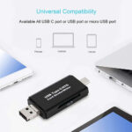 4in1 card reader Micro+2.0 A+Type C+Lightning - Image 6