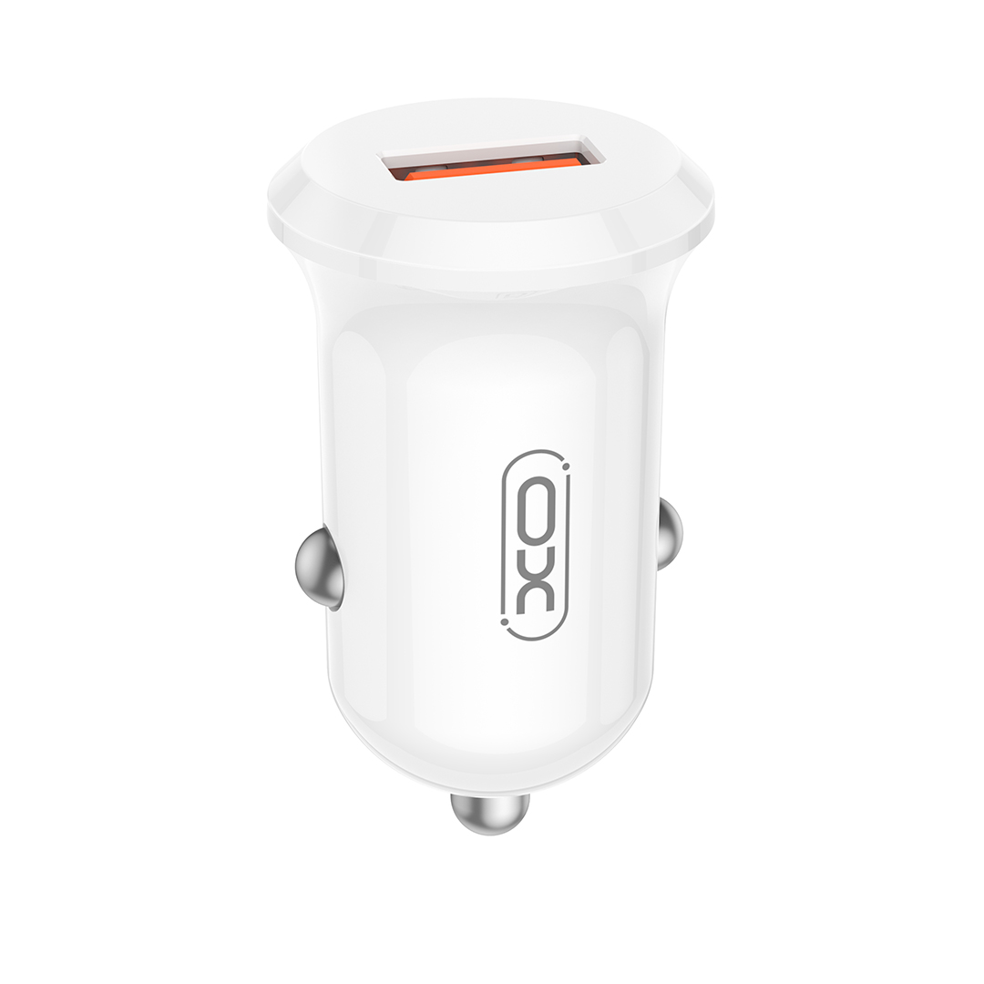 5_1_cc68 XO CC68 Mini Smart Single Φορτιστής Aυτοκινήτου QC18W - Image 1