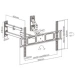 Brateck Βάση TV Γωνία/Κολώνα LPA63-466C 32" - 70" - Image 2