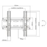 ATC Βάση TV Επιτοίχια ATC-2522 - Image 3