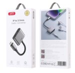 XO NB-R258B Αντάπτορας Lightning σε Lightning & 3.5mm - Image 3