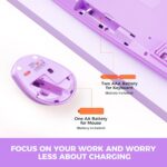 Meetion DirectorA Εργονομικό Combo / Μωβ - Image 5