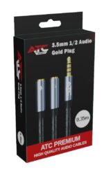 Μετατροπέας ATC HQ 3.5mm 4PIN Θηλ. Σε 2x 3.5mm 0.35m - Image 2