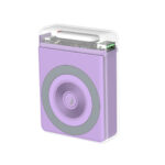 XO PR226 Mini Transparent Light Display Magnetic Absorption Fast Charging 10000mAh (Purple) - Image 2