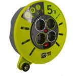 Geyer Μπαλαντέζα 5  μέτρων HO5VV-F 3G1,5mm γκρι / πράσινο - Image 3