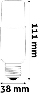 Avide LED Bright Stick Bulb T37 9.5W E27 NW 4000K - Image 3