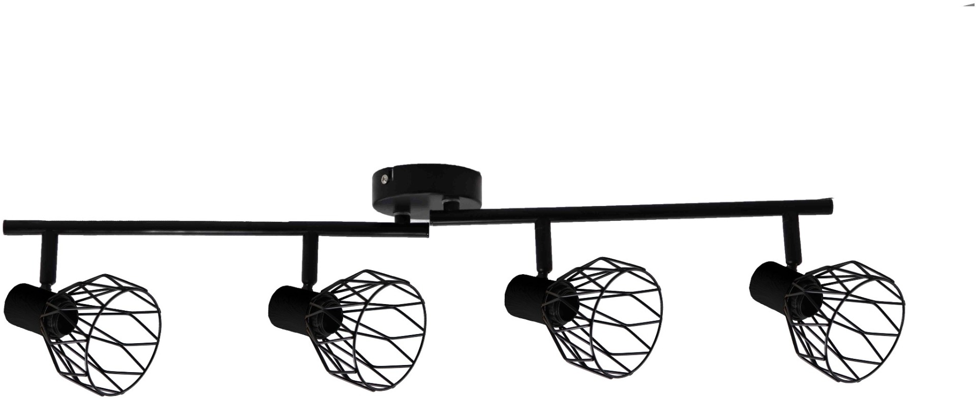 abcl-iv4b_avide-mennyezeti-lampa-ivy-4xe14-foglalattal-fekete Avide Φωτιστικό Οροφής Ivy 4xE14 Θέσεων Μαύρο - Image 1