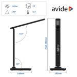 Avide LED Φωτιστικό Γραφείου Δερμάτινο με Ημερολόγιο Μαύρο 6W - Image 9