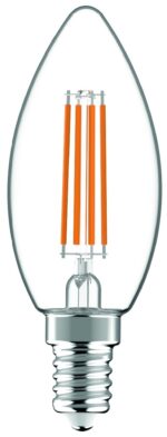 Avide LED Filament Κερί 4.9W E14 Λευκό 4000K Super Υψηλής Φωτεινότητας - Image 2