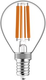 Avide LED Filament Σφαιρική 6.5W E14 Λευκό 4000K Υψηλής Φωτεινότητας - Image 2