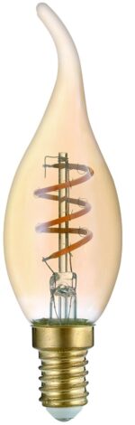 Avide LED Soft Filament Κερί Φλόγα 3W E14 360° Θερμό 2700K - Image 2