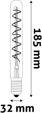 Avide LED Soft Filament T9 4.5W E27 EW 2700K - Image 3