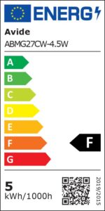 Avide LED Σφαιρική G45 4.5W E27 Ψυχρό 6400K - Image 3