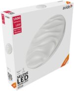 Avide LED Πλαφονιέρα Oyster Selene 18W 330*68mm NW 4000K