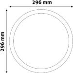 Avide LED Στρογγυλό Πάνελ Οροφής Χωνευτό από Αλουμίνιο Satin Nickel 24W NW 4000K - Image 4
