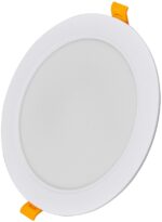 Avide LED Φωτιστικό Οροφής Χωνευτό Στρογγυλό Πλαστικό 18W Θερμό 3000K - Image 2