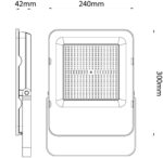Avide LED Προβολέας SMD Industrial 150W Λευκό 4000K 160lm/W - Image 3