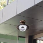 Avide Εξωτερικό Φωτιστικό Οροφής Imperial 1xE27 IP44 Σκούρο Χρυσό - Image 4