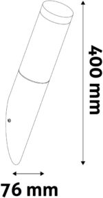 Avide Επιτοίχιο Φωτιστικό Εξωτερικού Χώρου Boca 1xE27 IP44 Antracit - Image 2