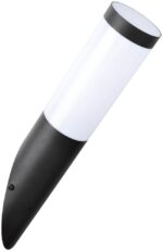 Avide Επιτοίχιο Φωτιστικό Εξωτερικού Χώρου Boca 1xE27 IP44 Μαύρο