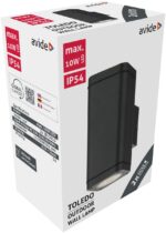 Avide Εξωτερικό Φωτιστικό Τοίχου Toledo 2xGU10 IP54 - Image 2