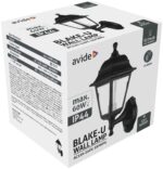 Avide Εξωτερικό Φωτιστικό Τοίχου Blake-U 1xE27 IP44 Μαύρο Φωτοκύτταρο - Image 2