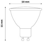 Avide LED Smart GU10 5.5W RGB+W WIFI APP Control - Image 3