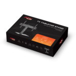 ATC-0323L Βάση Τηλεόρασης Επιτραπέζια Universal Περιστρεφόμενη με Γυάλινη Βάση 37" - 70" - Image 13