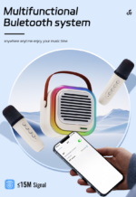 ATC-12 Ασύρματο Ηχείο Καραόκε 10W RGB - Image 10