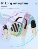 ATC-12 Ασύρματο Ηχείο Καραόκε 10W RGB - Image 9