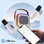 ATC-12 Ασύρματο Ηχείο Καραόκε 10W RGB - Image 6