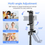 XO SS21 Πολυλειτουργικό Mini Bluetooth Selfie Stick 4 σε 1 - Image 10