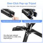 XO SS21 Πολυλειτουργικό Mini Bluetooth Selfie Stick 4 σε 1 - Image 11