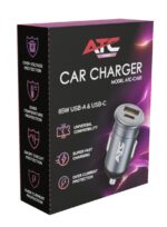 ATC-CA05 Φορτιστής Αυτοκινήτου USB-A & Type-C 65W - Image 2