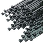 ATC Δεματικά 7.6x450mm Νάιλον Μαύρα 100τμχ Σακουλάκι - Image 2